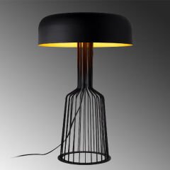 Aydinlatmadunyam Masa Lambasi BlackGold Tas-Mr-123