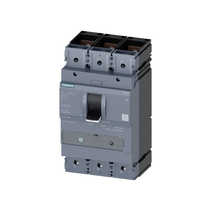 Siemens Sentron Serisi Kompakt Tip Termik Manyetik Güç Şalteri; 3Va13; 36Ka; Termik Ayarli; Manyetik Ayarli; 280-400A; 3 Kutuplu 3VA1340-4EF32-0AA0
