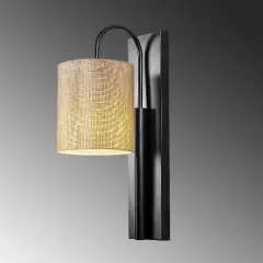 Aydinlatmadunyam Aplik BlackCream Baston-3461