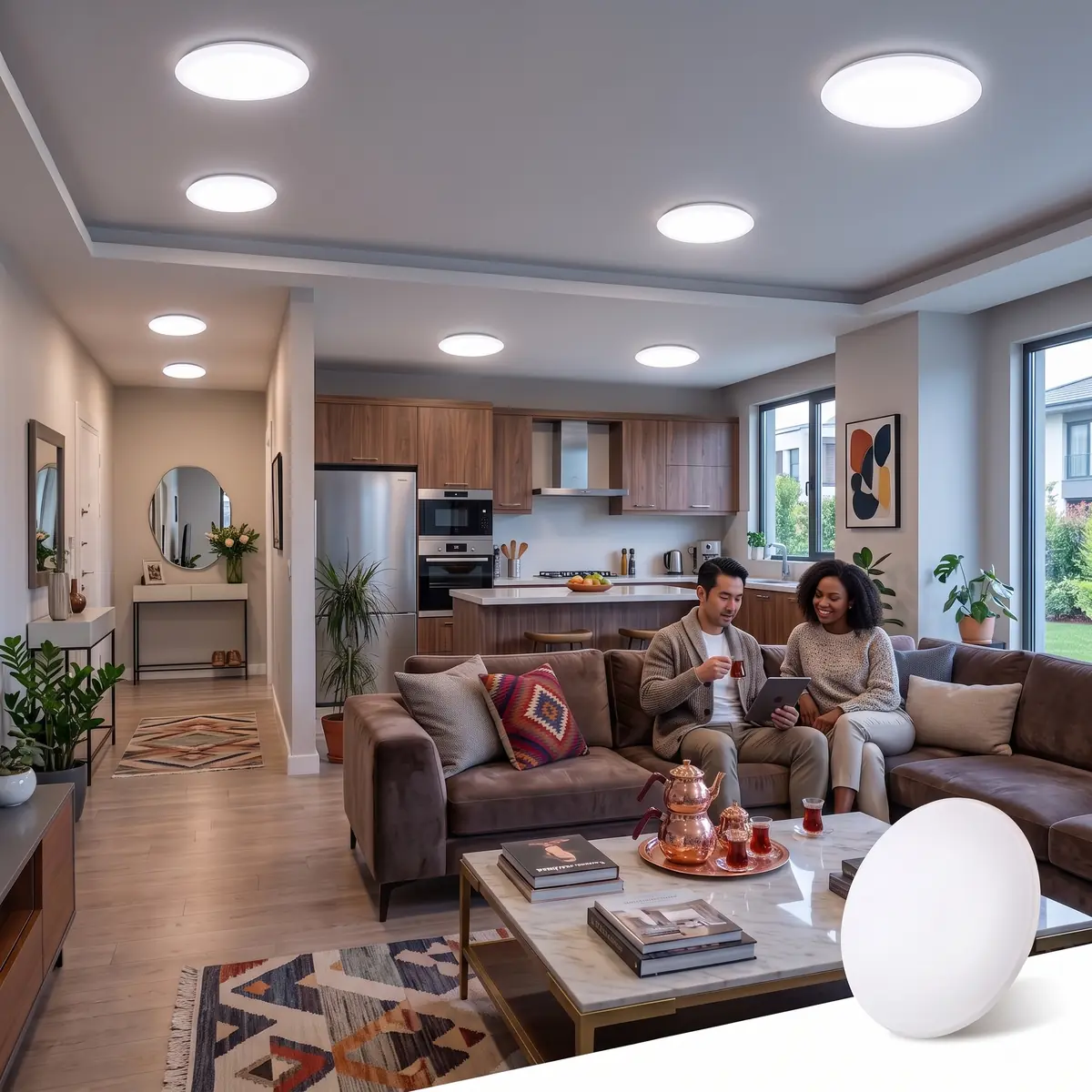 Horoz 16W Led Panel Ayarlanabilir Beyaz 6400K Stella-16 H-016-052-0016-0003