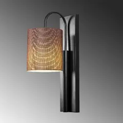 Aydinlatmadunyam Aplik BlackBrown Baston-3462