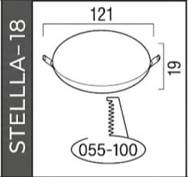 Horoz 18W Led Panel Ayarlanabilir Beyaz 6400K Stella-18 H-016-052-0018-0003