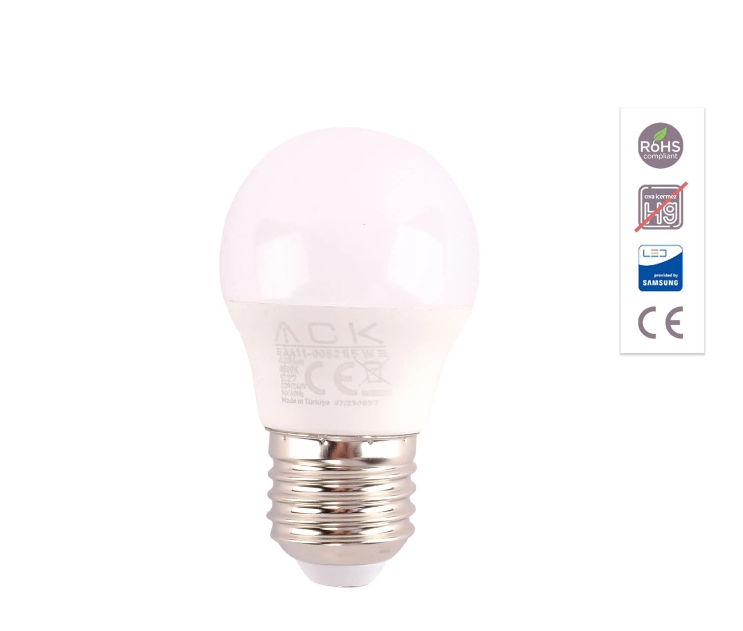 ACK 5W 220-240V E27 4000K Top Led Ampul AA11-00521 en uygun fiyatlı satıcı