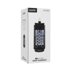 Asonic S24 Pro Kokusuz Tasinabilir Led Mavi Isikli Sinek Öldürücü Siyah 4W