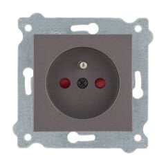 Exen Mocha Modül+Kapak  Çocuk Korumali Ups Priz