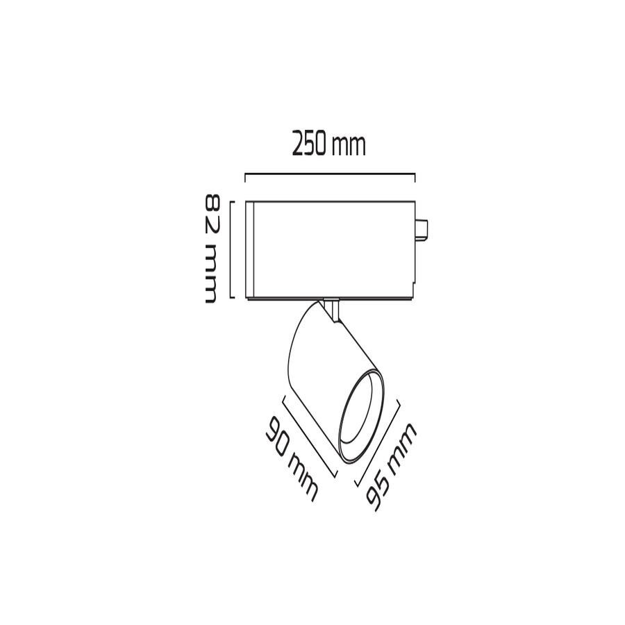 Goya Gy 8059-25 Siyah Kasa 36W 2700K Ekl.Ray