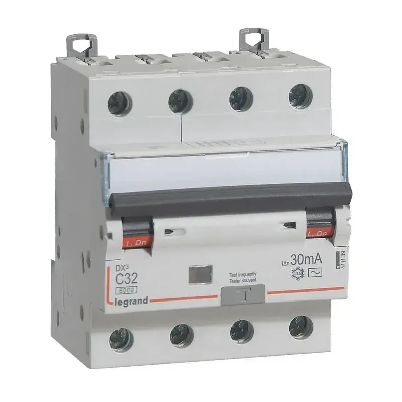Legrand  DX³ RCBO 32A 4P AC tipi 30mA  LEG-411189