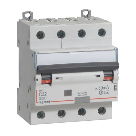 Legrand  DX³ RCBO 32A 4P AC tipi 30mA  LEG-411189