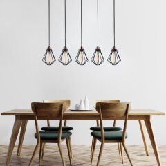 Aydinlatmadunyam Sarkit BlackBronze Oylat-N-1037