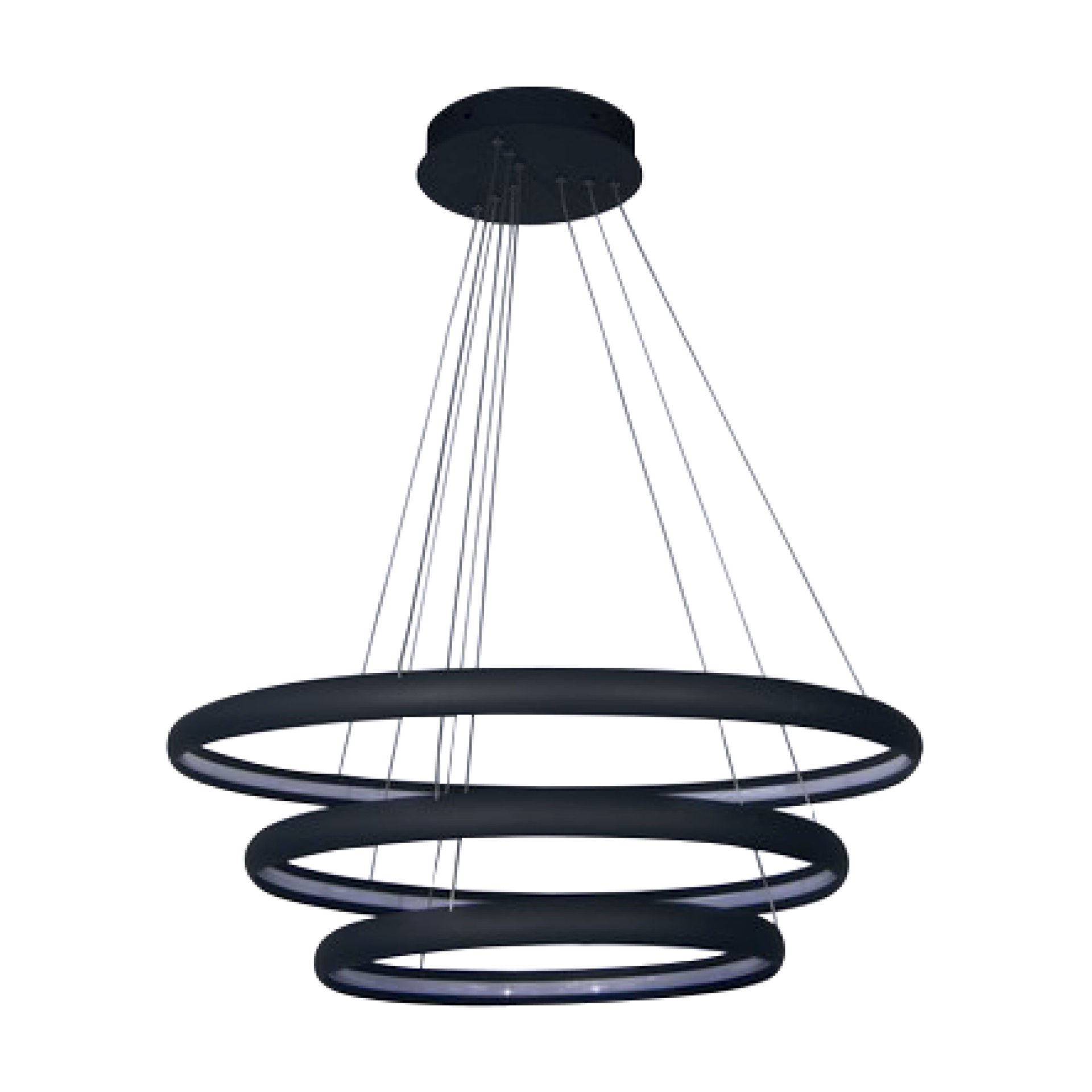 ACK Led Dekoratıf Armatür 3000K W:35Mm, H:8Mm 56W Ø30-40-50Cm 3 Halka Tip AL02-29301