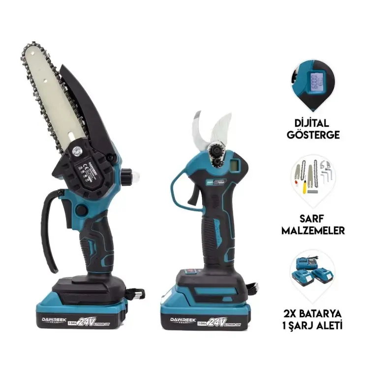 Dawreek İkili Set MK24 (Ağaç Budama+Bağ Makası)