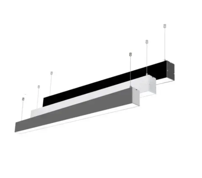 Düz Linear Armatür 100 Cm 32W Siyah - Naturel 4000K - Sarkit Telli