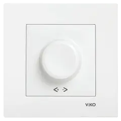 Viko Karre Beyaz Dimmer R 40-600W Anahtar Çerceve Dahil
