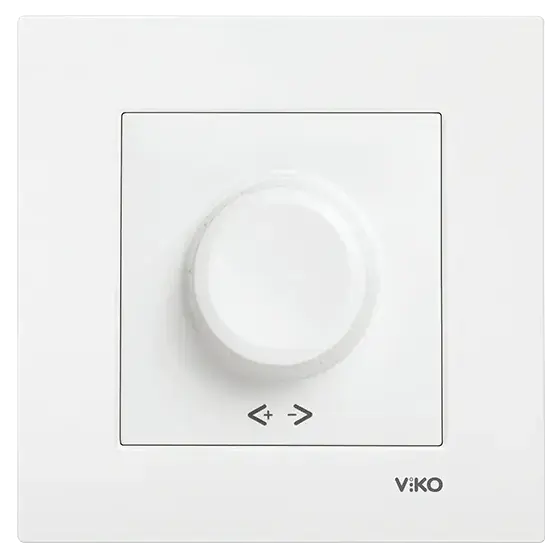 Viko Karre Beyaz Dimmer R 40-600W Anahtar Çerceve Dahil