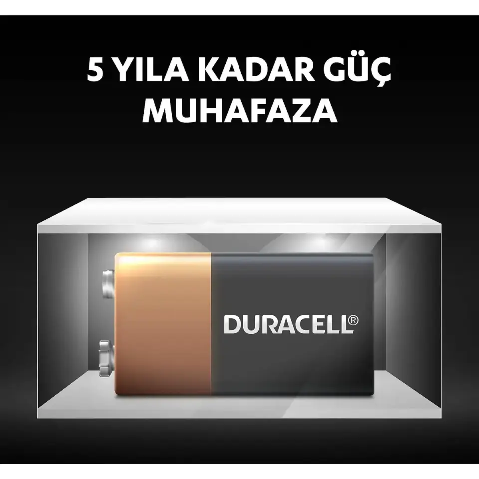 DURACELL 9 Volt Pil Tekli