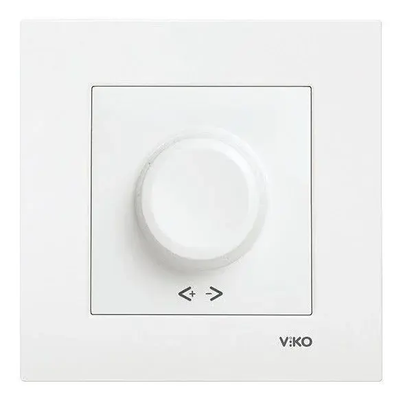 Viko Karre Beyaz 6-100W Rl Dimmer Anahtar Çerceve Dahil