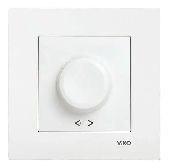 Viko Karre Beyaz 6-100W Rl Dimmer Anahtar Çerceve Dahil