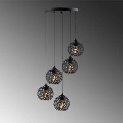 Aydinlatmadunyam Sarkit Black Selcuklu-Mr-790