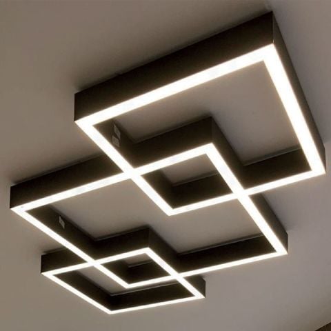 Ack Led Dekoratif Armatür 3000K W:50Mm, H:85Mm 150W Kare Tip