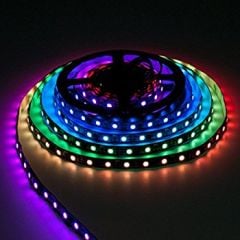 Rgb Dış Mekan Renkli Şerit Led 12 Volt 5mt