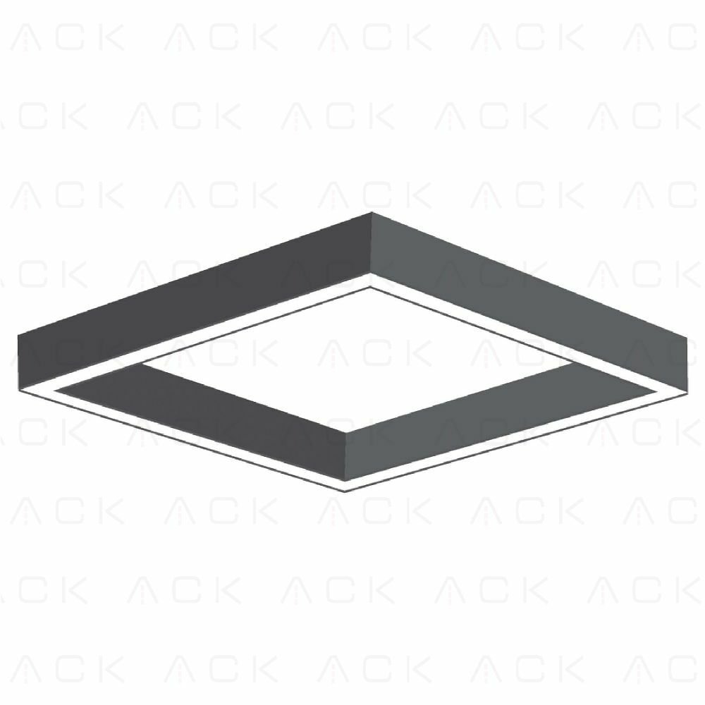 Ack Led Dekoratif Armatür 3000K W:85Mm, H:85Mm 33W 50X50Cm Kare Tip