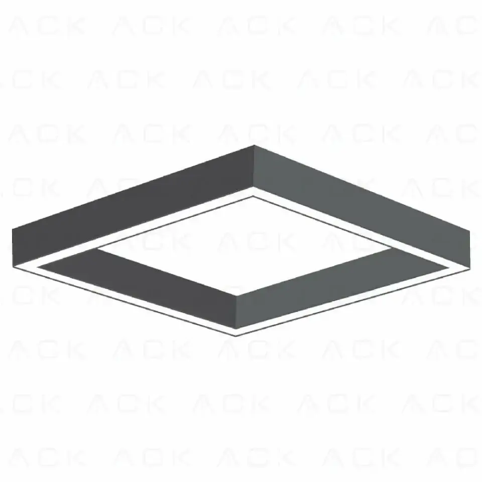 Ack Led Dekoratif Armatür 3000K W:85Mm, H:85Mm 33W 50X50Cm Kare Tip