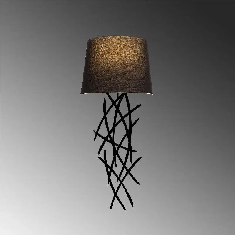 Aydinlatmadunyam Aplik Black Asaf-6984