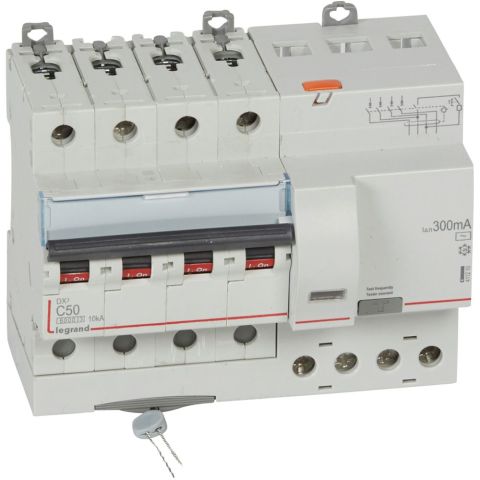 Legrand  DX³ RCBO 50A 4P AC tipi 300mA  LEG-411210