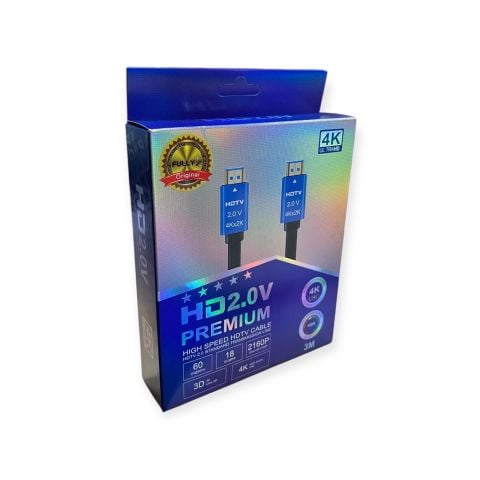 HDMI Kablo 4K 3 Mt Siyah Renk