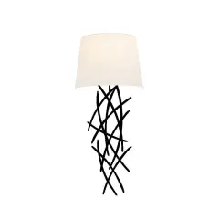 Aydinlatmadunyam Aplik WhiteBlack Asaf-6988