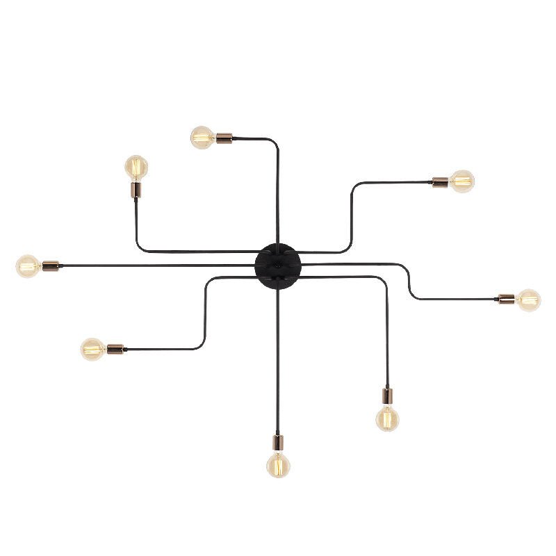 Aydinlatmadunyam Plafonyer Black Orumcek-N-700