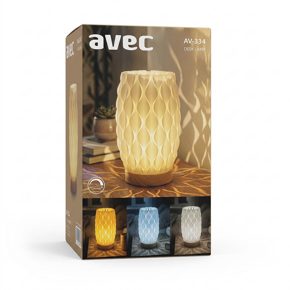 Avec AV-334 Kablolu Kumandalı Dimmerlı USB LED Masa Lambası