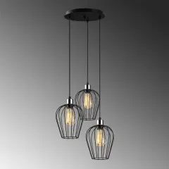 Aydinlatmadunyam Sarkit Black Armut-6706