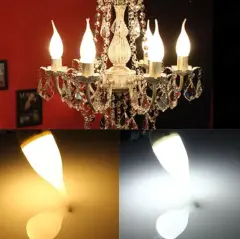 Cata 7 Watt E14 Duylu Kıvrık Buji Led Ampul CT-4080 Beyaz Işık