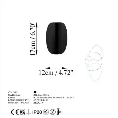 Aydinlatmadunyam Aplik Black Heybe-13623