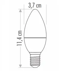 Cata 8 Watt E14 Duylu Buji Led Ampul Beyaz Işık CT-4083