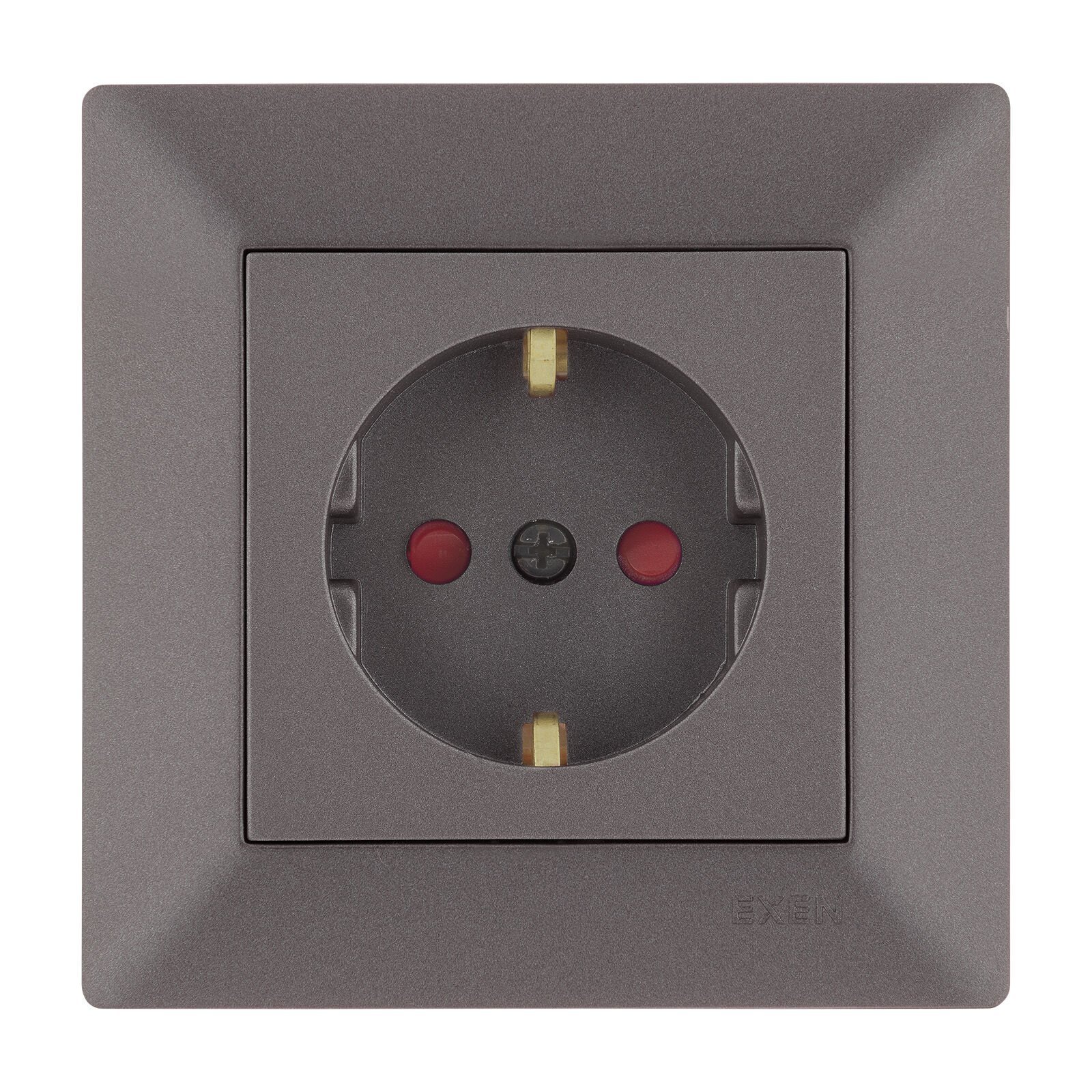 Exen Odak Mocha Çocuk Korumali Toprakli Priz Komple Takim