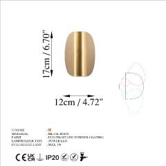 Aydinlatmadunyam Aplik Gold Heybe-13624