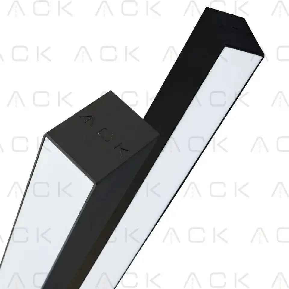 Ack 36W 6500K 1210Mm Linear Armatür Siyah 40Mmx60Mm Ack Driverli