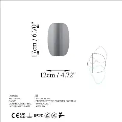 Aydinlatmadunyam Aplik Grey Heybe-13625