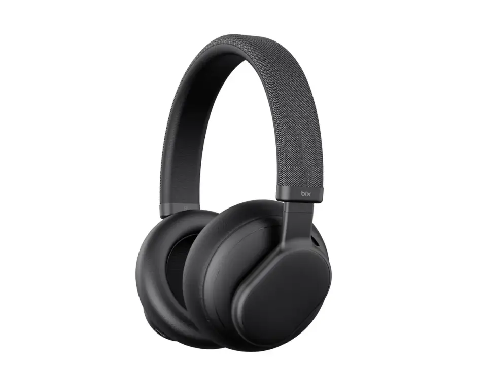 Bix ANC Soundcraft Hibrit Aktif Gürültü Engelleme, 47.5 Saat Çalma Süreli Bluetooth 5.3 Kulak Üstü Kulaklık