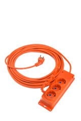 BYLION 3Way-20325-F Ip44 F Type (Schuko) 3X2,5 20M Turuncu Kablo