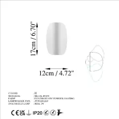 Aydinlatmadunyam Aplik Chrome Heybe-13626