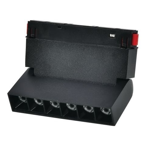 Forlife - 6W Pro Siyah Komp.Lensli Har.Magnet Armatür 4000K Dım. - FL-5521I-D