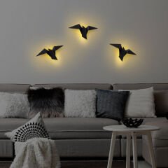 Aydinlatmadunyam Aplik Black Pacali-13500-M