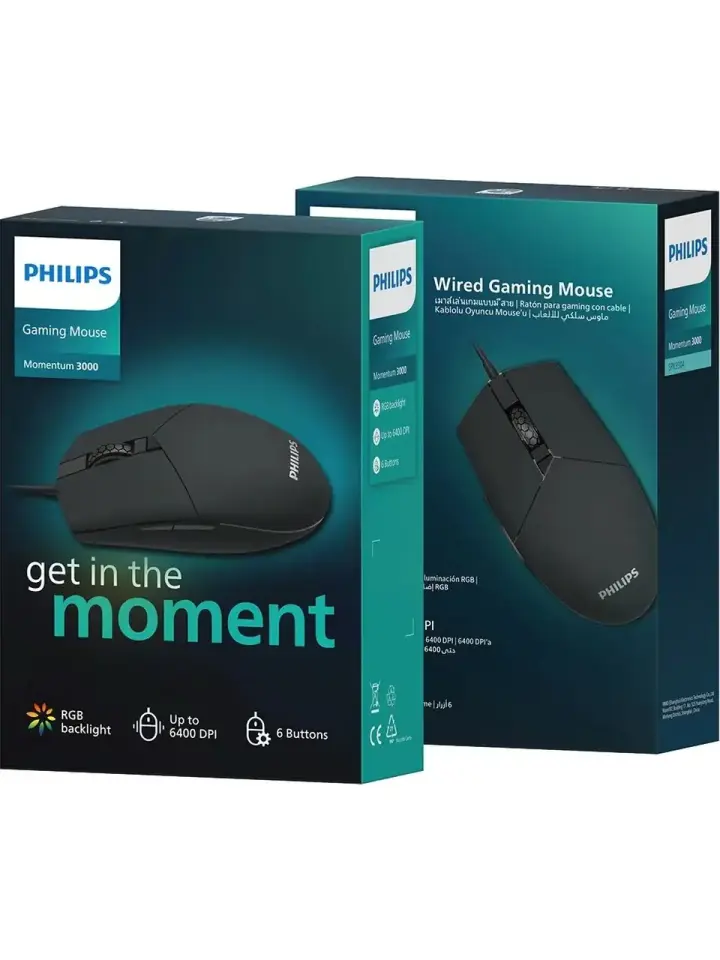 Philips Wired Gaming Mouse Spk9304