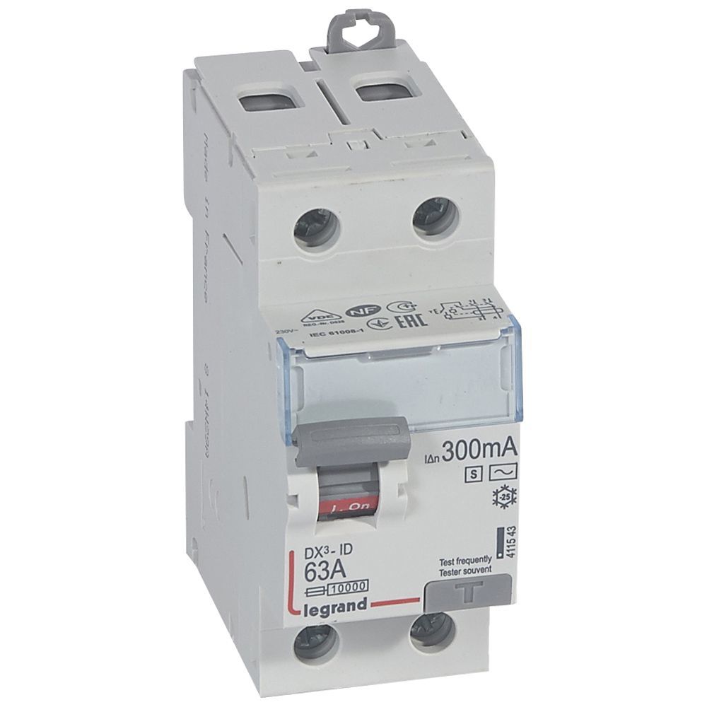 Legrand  DX³ KAK 2P selektif-AC 63A 300mA LEG-411543