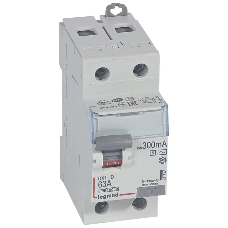 Legrand  DX³ KAK 2P selektif-AC 63A 300mA LEG-411543