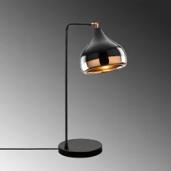 Aydinlatmadunyam Masa Lambasi BlackCopper Yildo-M-6896