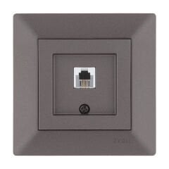 Exen Odak Mocha Nümeris Telefon Prizi (Rj11 Kablolu) Komple Takim